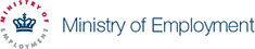Logo of the Ministry of Employment.